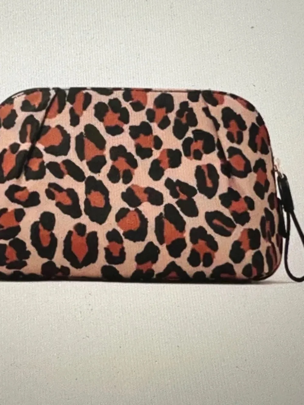 Kate Spade Brown and Black Leopard Chelsea Cosmetic Case NWT